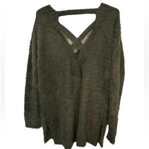 High End Kaisley Fury Green Women’s M Unique Sweater MINTY